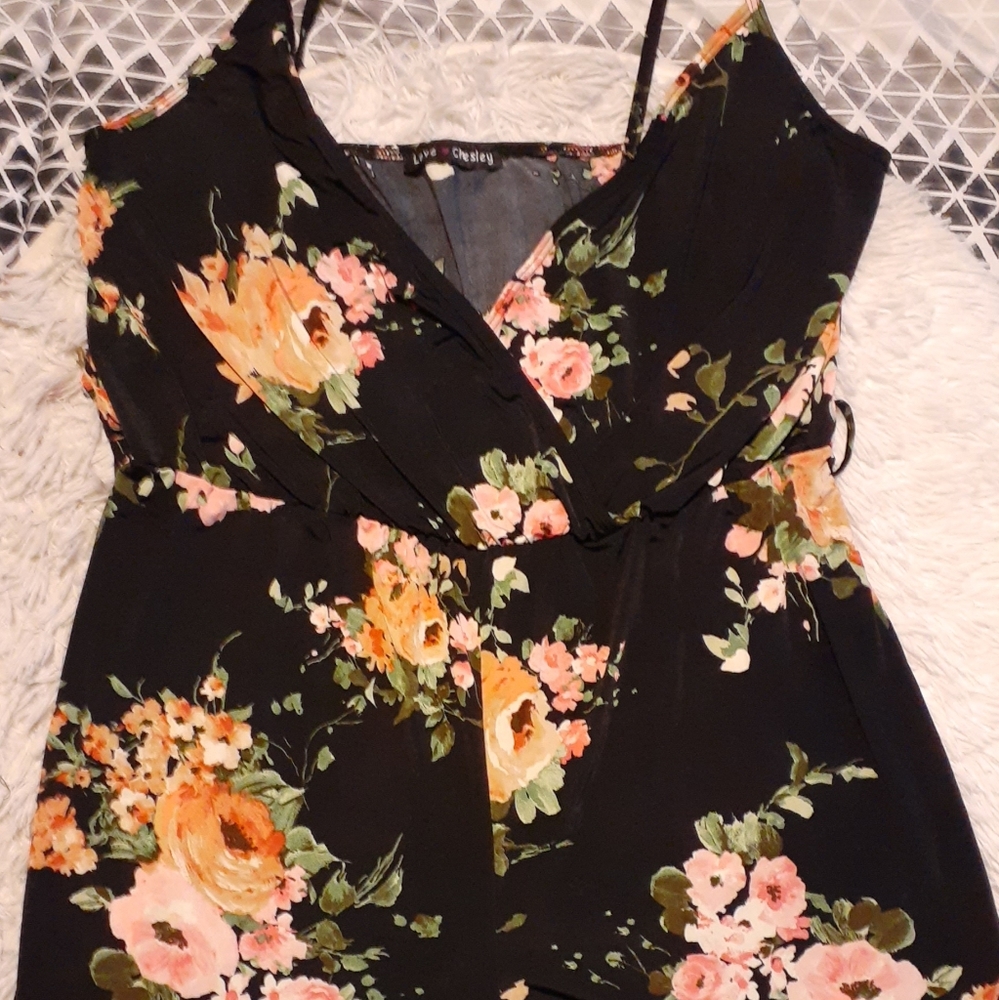 Floral jumpsuit